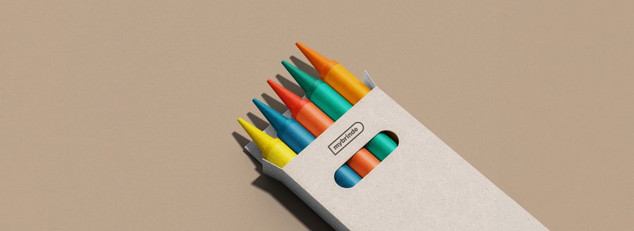 Lápis de cor personalizados com logótipo mybrinde, conjunto colorido para brindes infantis e material escolar